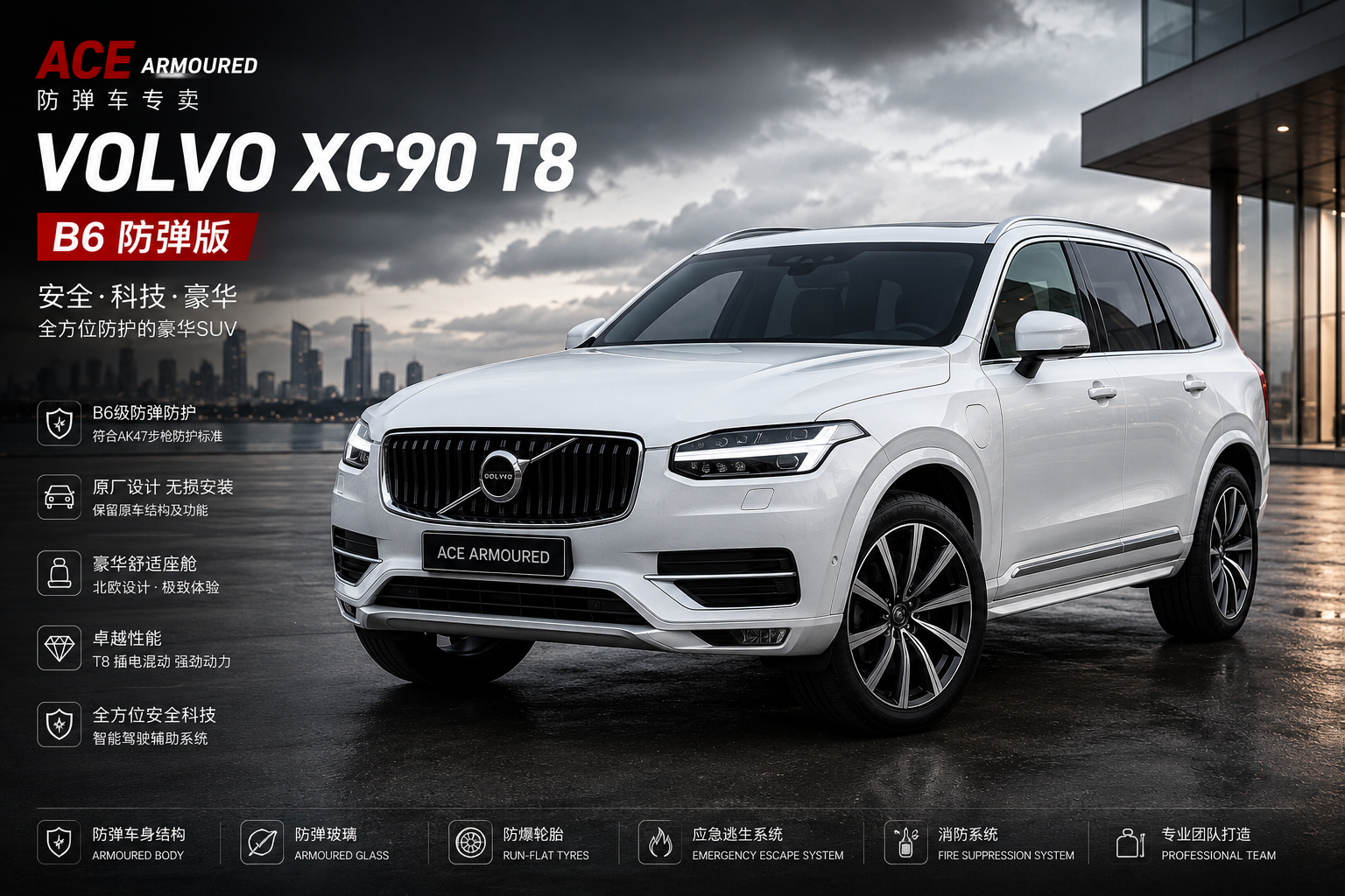 Volvo XC90 B6 防弹SUV