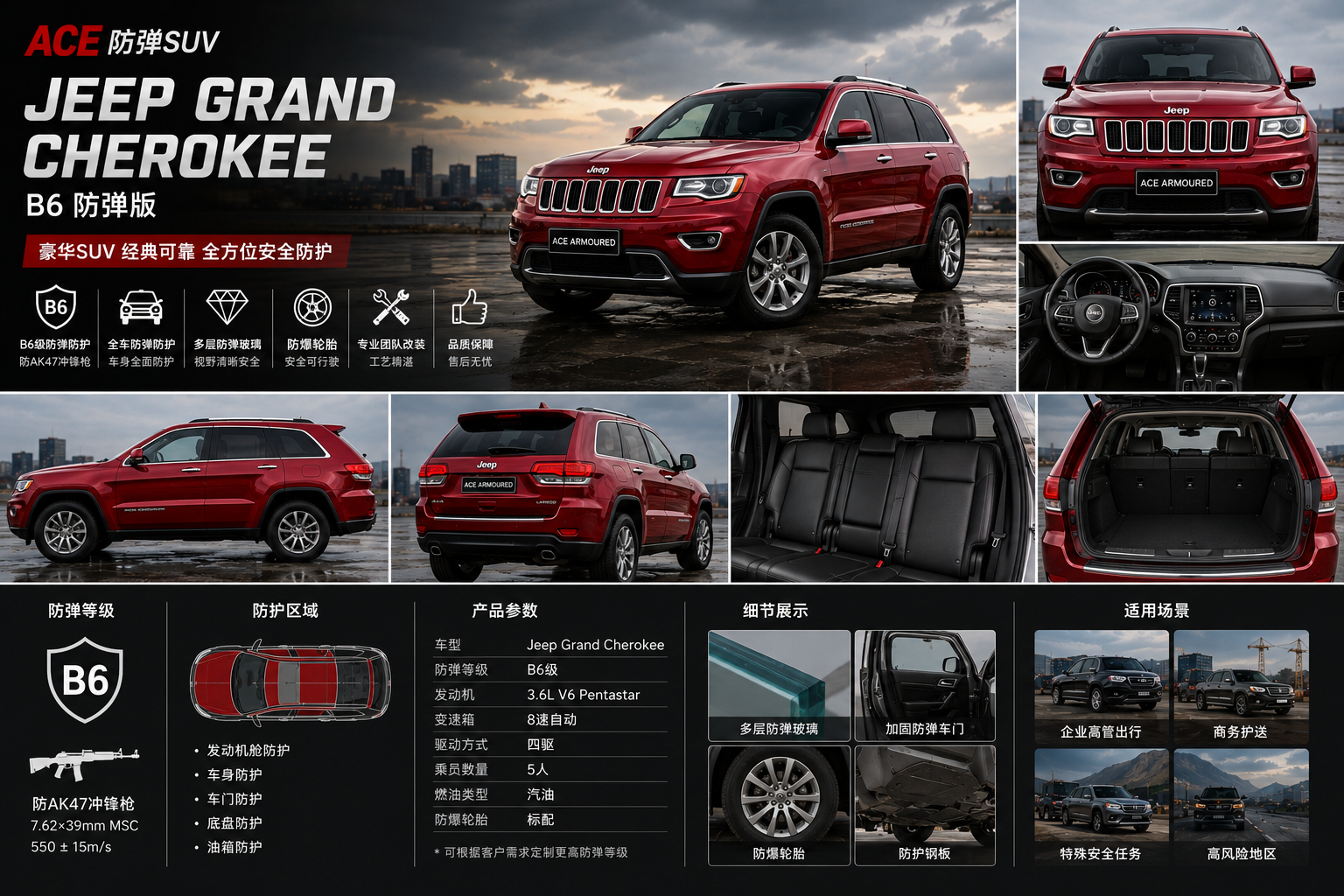 Grand Cherokee B6 防弹SUV