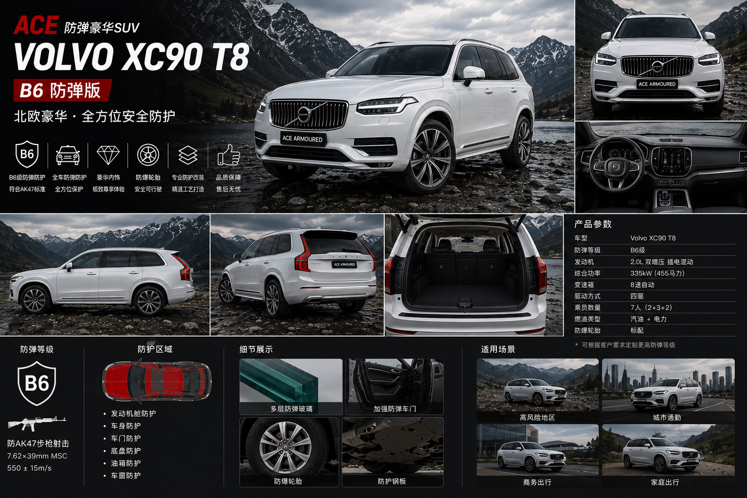 Volvo XC90 B6 防弹SUV